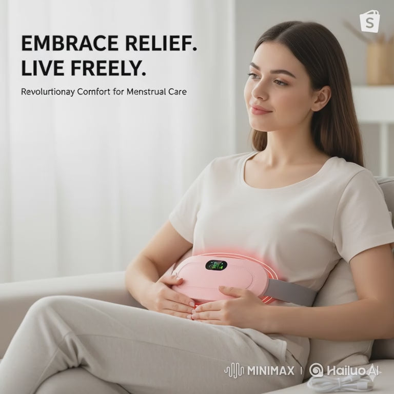 ✨ Mc - Cinturón Eléctrico Para Cólicos 💖